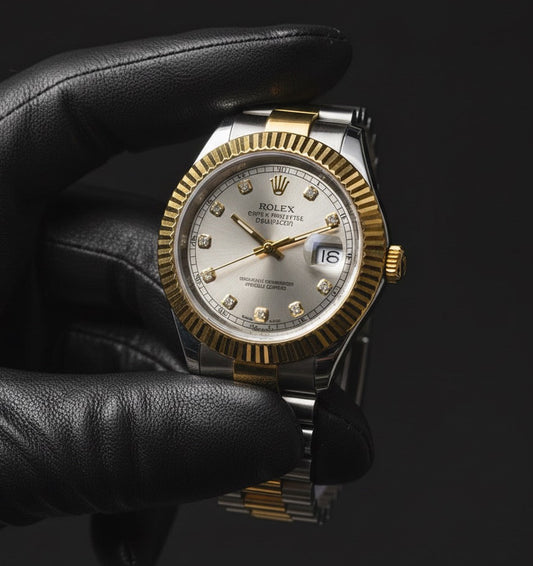 Rolex Datejust 41mm Gold and silver.